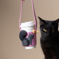 Starbucks Black Cat Cup Sleeve