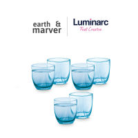 ( Local Stock) Luminarc 6 pcs Eiffel 300ml / 350ML Tumblers / Drinking Glass / Water Cup