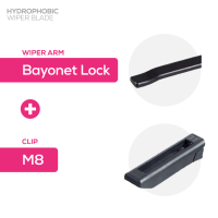 Trapo Hydrophobic Wiper Blades / windshield windscreen coating / silicone rubber wiper / heat resistant / non-streak / quiet [M Series]