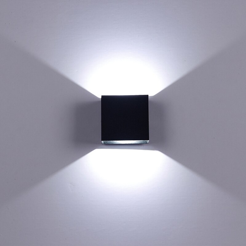nordic wall light modern led Sconces light outdoor wall light waterproof Square Aluminium indoor lighting Dimming light for hotel living room bedroom garden wall lamp