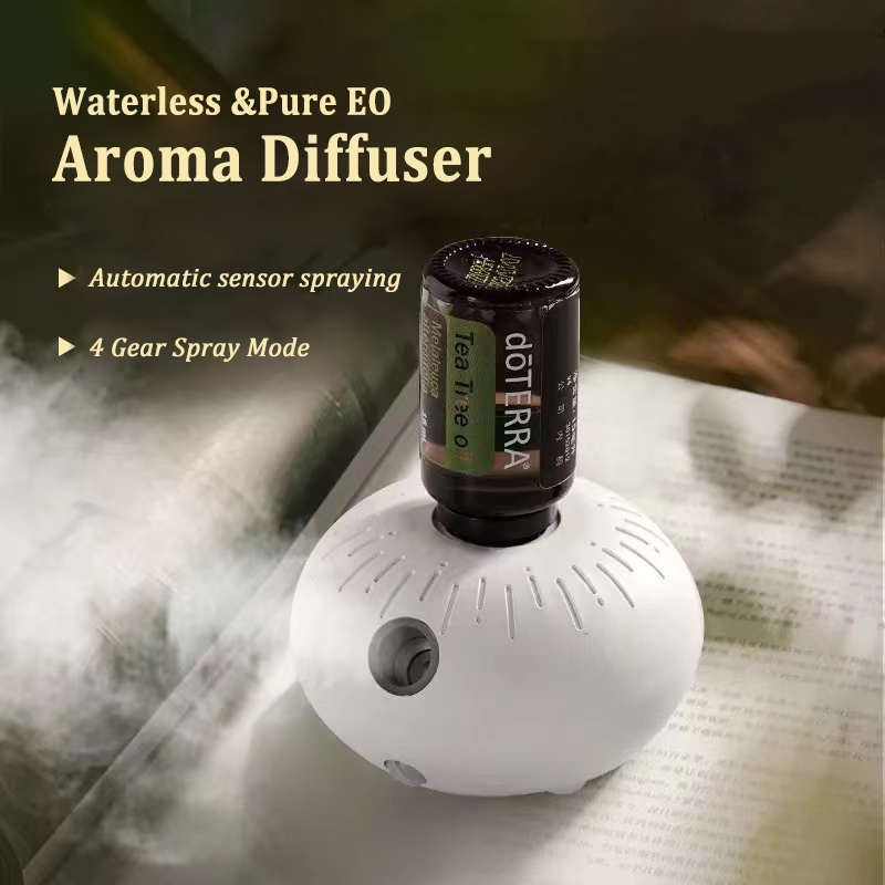 Wayismell Wireless Induction Essential Oil Aroma Diffuser Desktop USB Rechargeable Microporous Atomizing Automatic