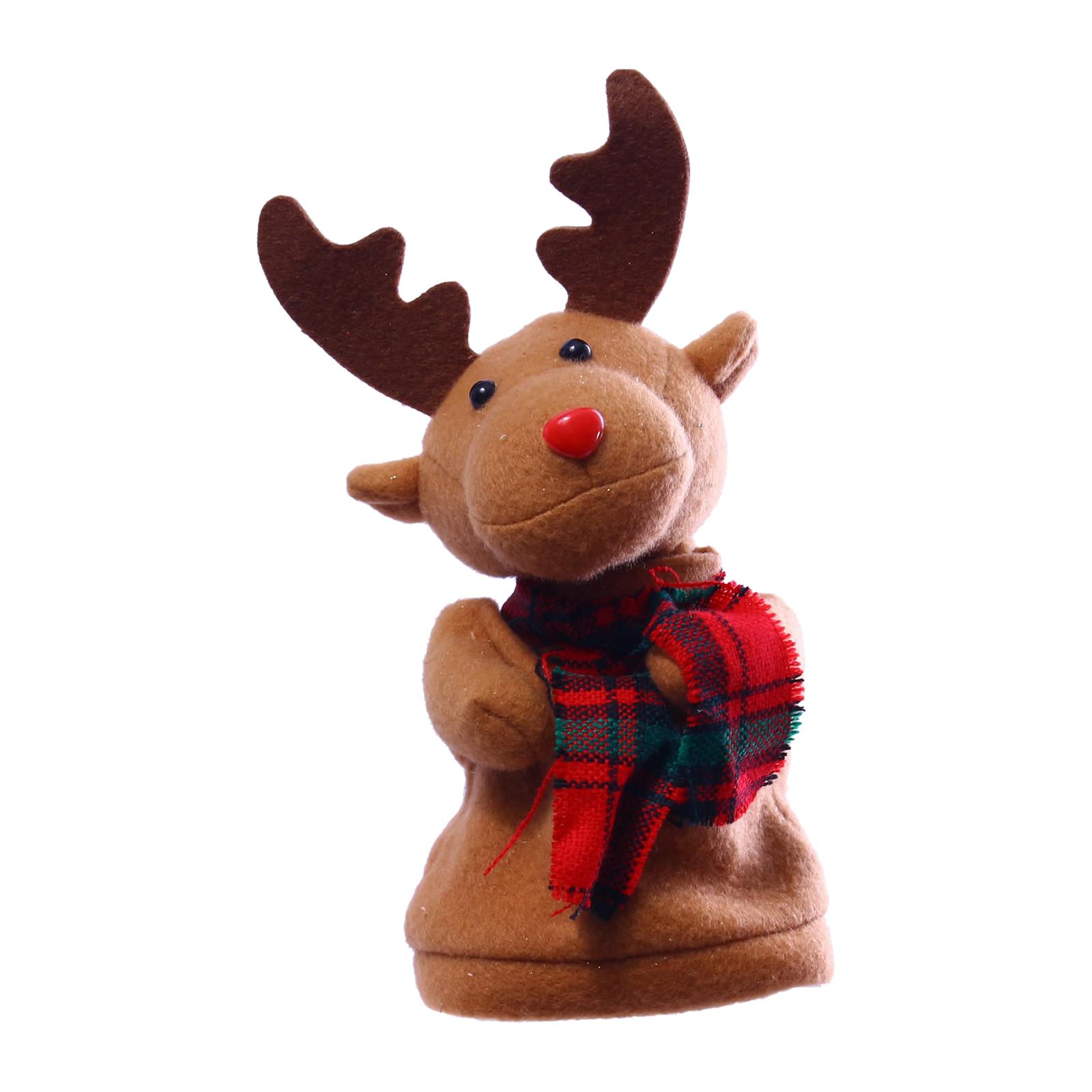 animated plush reindeer