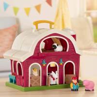 {READY STOCK} Battat Big Red Barn – Animal Farm Playset