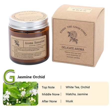 Aromatherapy Candle Handmade Natural Soy Wax with Plant Essential Oils Valentine & Teachers Day Gift Home Decor