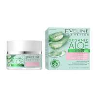 EVELINE Organic Aloe Plus Collagen Moisturizing And Soothing Face Cream Gel - By Beauty Language
