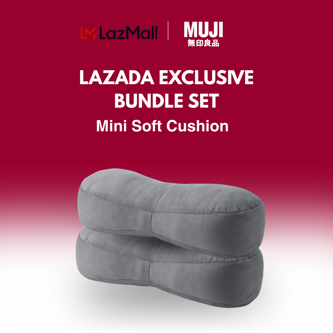 Lazada Exclusive [Bundle Set] MUJI Soft Cushion Mini - 2pcs