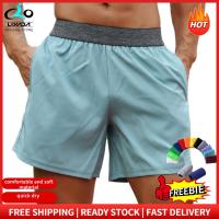 Men Sport Shorts Elastic Waist Pocket Towel Loop Running Basketball Gym Athletic Loose Fit Quick-dry Casusal Shorts