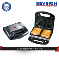 Severin SA 2968 Sandwich Toaster with Grill and Waffle Maker Plates 2 Year Warranty