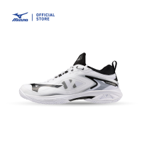 Mizuno Unisex Wave Claw Neo 3 Badminton Shoes - White Blue Black Yellow For Men & Women 71GA2473