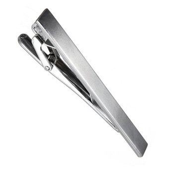 Elfs Shop Penjepit Dasi Pria Mens Necktie Wedding Business Regular Source · Men Metal Silver Tone Simple Practical Necktie Tie Bar Clasp Clip Decor 6CM Gift