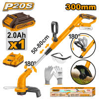 INGCO 20V CORDLESS GRASS TRIMMER | CGTLI20301 CGTLI20018