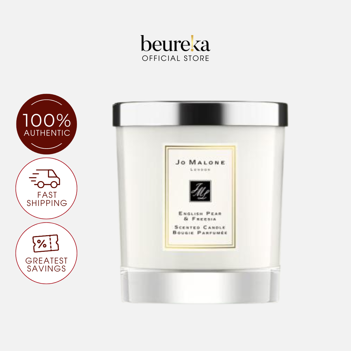 Jo Malone London English Pear & Freesia Scented Candle 200g - Beureka