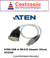 ATEN USB to Serial Adapter (35cm) UC232A 1 Year Local Warranty