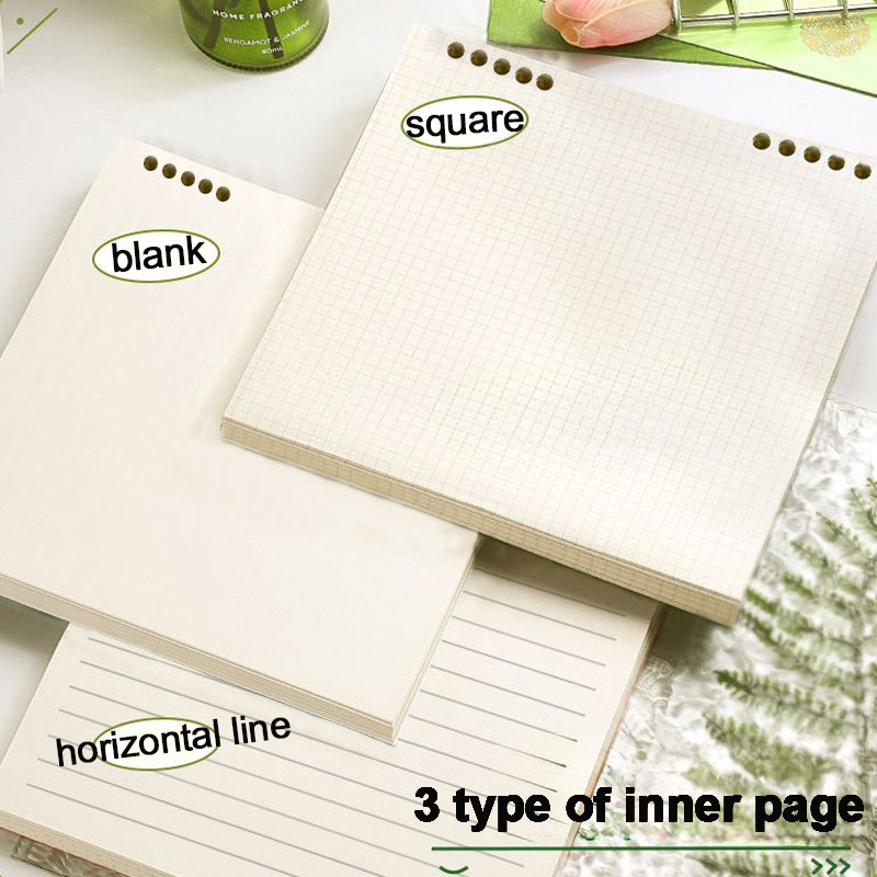 【SG】60 sheets Coil Notebook Loose Spiral Notebook Detachable Notebook Thickening Notebook Student Office Notebook