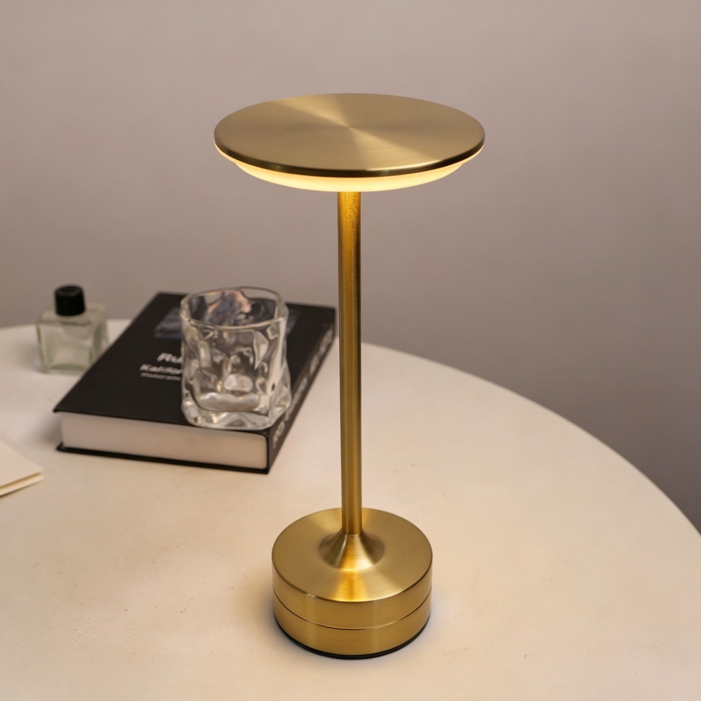Portable Wireless LED Table Lamp Touch Sensor USB Rechargeable Night Light & Reading Lamp for Bedroom Cafe Hotel Bar