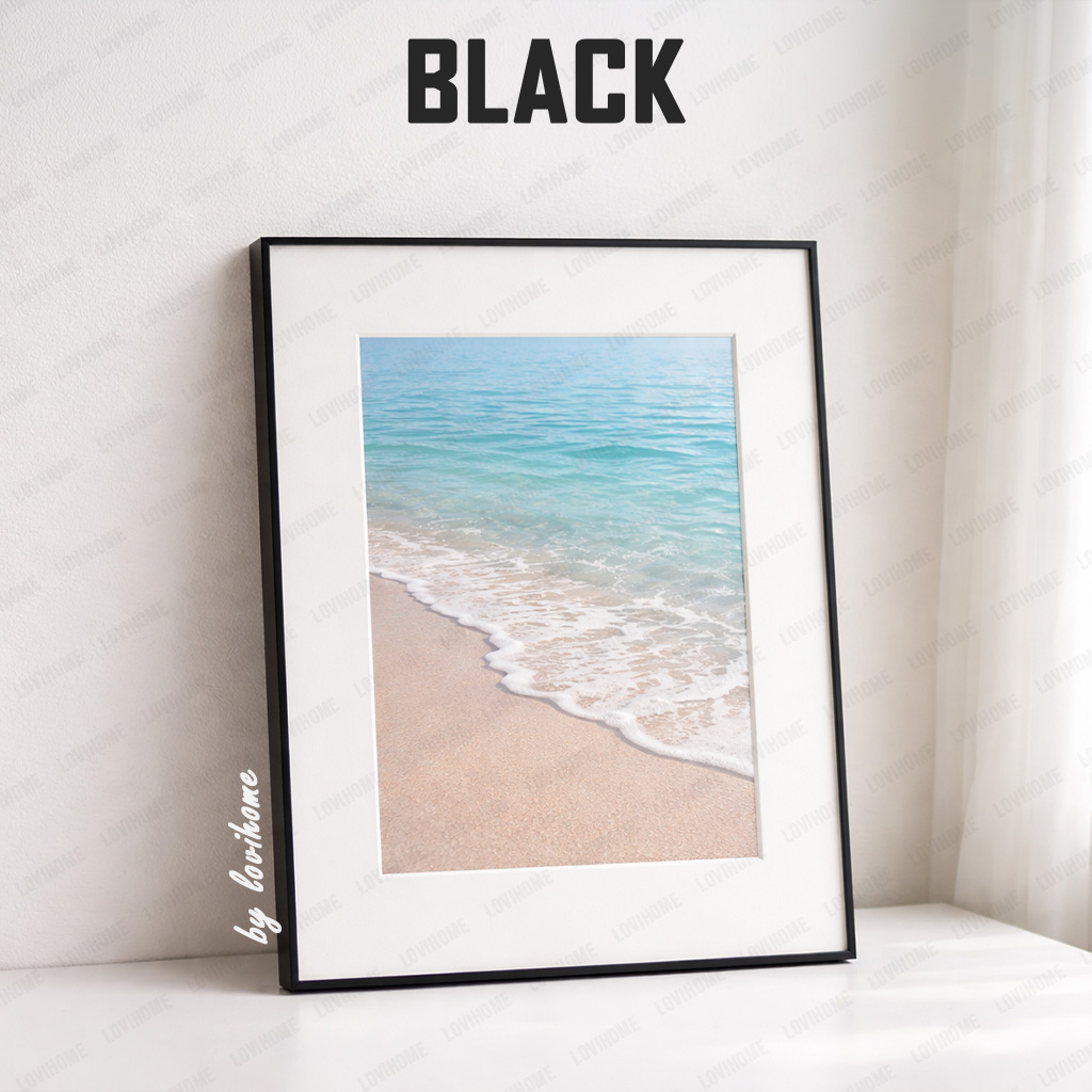 SG Aluminum Alloy Picture Frame — Metal Photo Frames Poster Art Painting Home Decor Wall Decoration 6R 30x40cm A4 A3