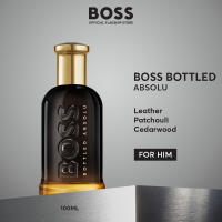 BOSS Bottled Absolu Parfum Intense for Men 100ml - Leather Patchouli Cedarwood - Woody Leathery Perfume |by HUGO BOSS Fragrances
