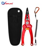 SANLIKE Fishing Plier Aluminium Fishing Pliers Split Ring Plier Cutting Plier Multifunctional Fishing Tackle Tool