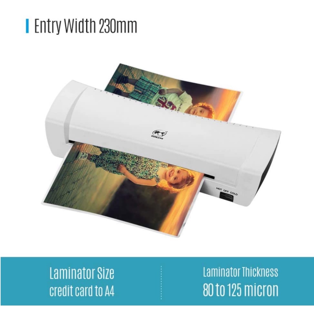 {SG} Hot & Cold A4 Laminator Machine /OFFICE Laminating Machine A4 Laminating Pouch for Document/Photo/Picture A3 Laminator Machine