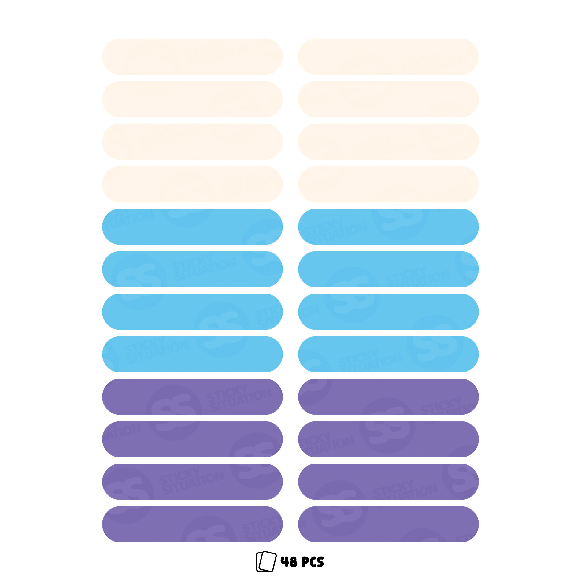 Tritone Mini Children’s Name Labels – Personalized Waterproof Stickers for School Items