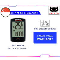 Cateye Padrone+ Large Screen Cycle Computer with Backlight Night mode Stopwatch  (CC-PA110W)