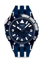 Swatch Sea Wasp (SSCU09N100) Blue 44mm Silicone Watch