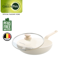 GreenPan Essence 28cm Wok with Lid