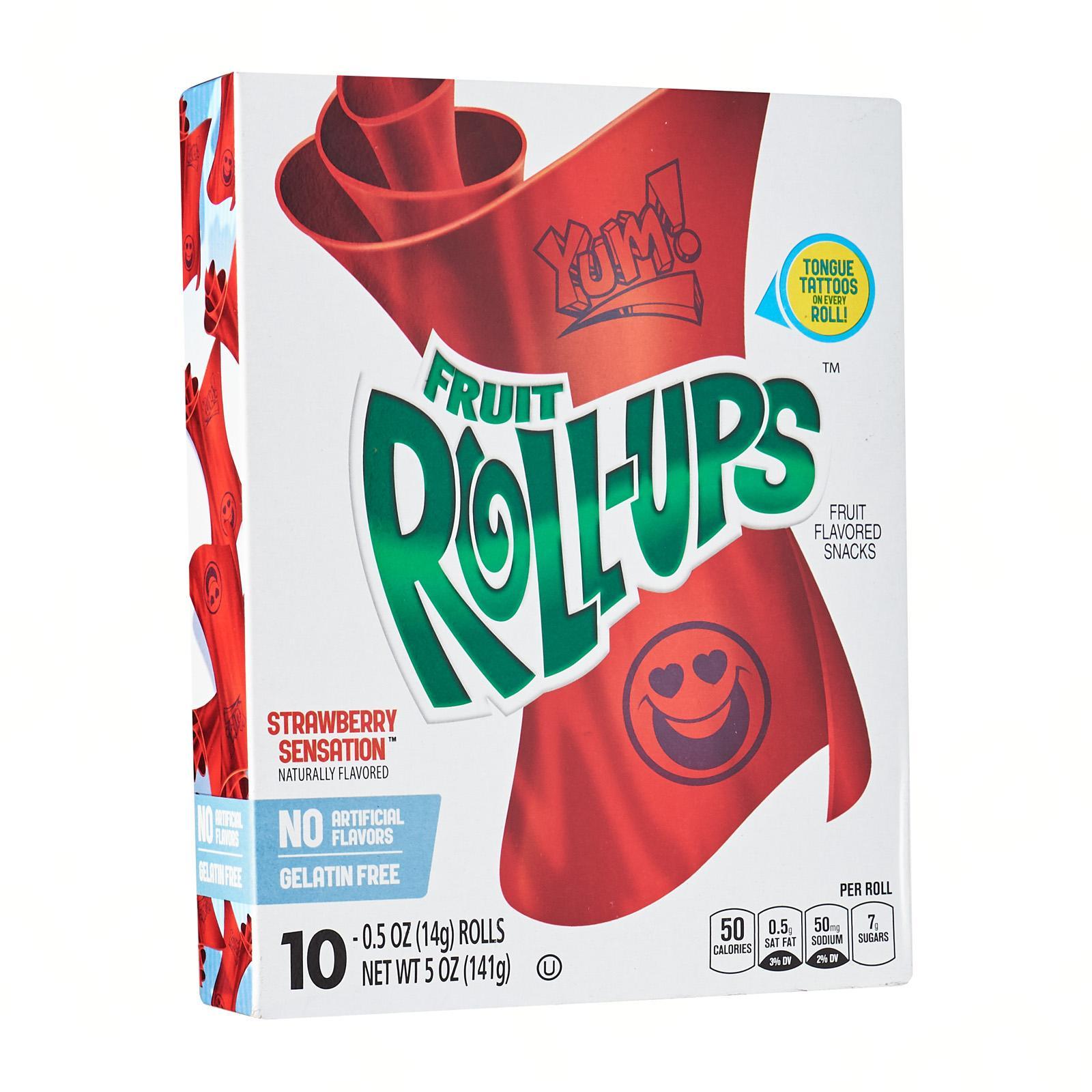 Betty Crocker Fruit Roll Ups Fruit Flavored Snacks Strawberry Lazada Singapore