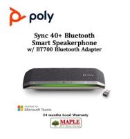 POLY SYNC 40 SMART SPEAKERPHONE FOR FLEXIBLE/HUDDLE ROOMS
