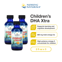 Nordic Naturals Childrens DHA Xtra 880mg Omega 3 60ml (2 fl oz) (Ages 1-6) - For Brain Development