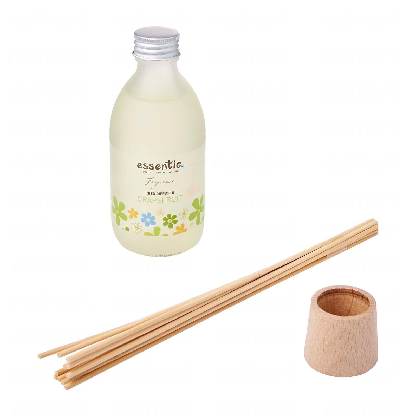 ESSENTIQ Reed Diffuser Grapefruit 250ML Natural Bio-Alcohol And Essential Oils IFRA Certified