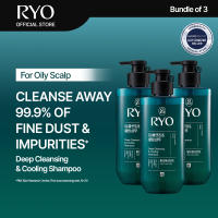 Ryo [Bundle of 3] Deep Cleansing & Cooling Shampoo 480ml