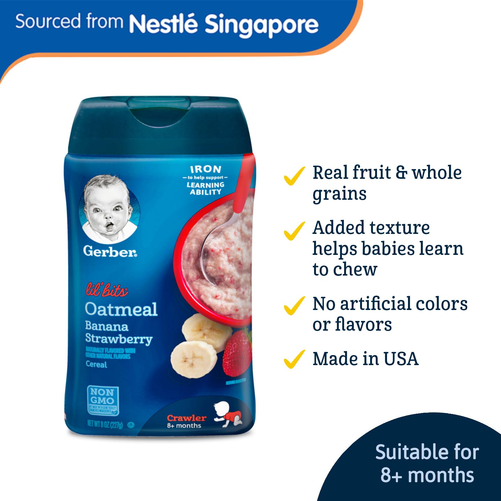 gerber strawberry banana cereal