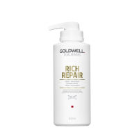 Goldwell Dualsenses Rich Repair 60 Sec Treatment 200ml / 500ml - Mask For Dry Damaged Hair • Restore Reconstruct Hair Structure + Added Colour Protection DualSenses - TS Global Trading