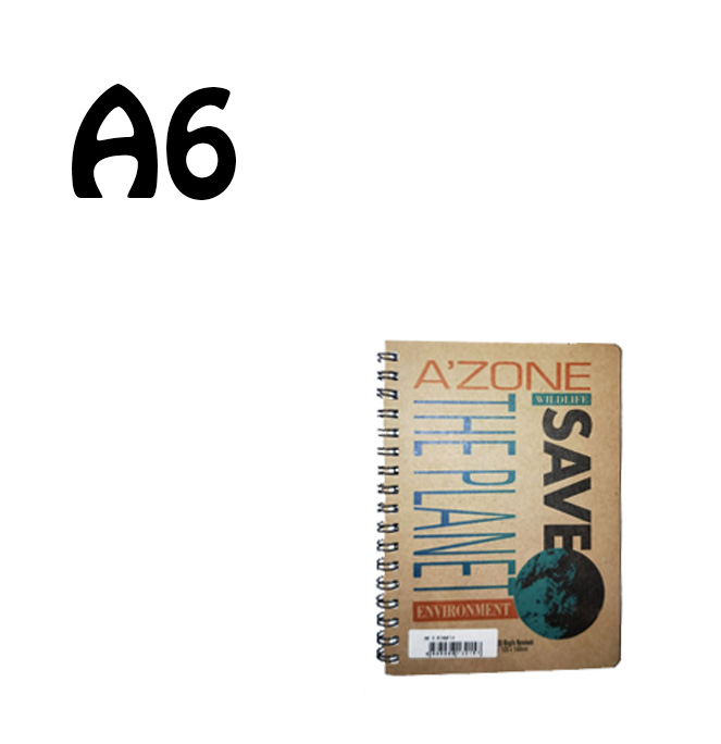 Azone Save the Planet Ringfix Notebook / Lecture Pad A4 / A5 / A6