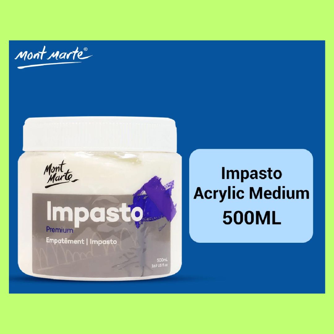 Mont Marte Impasto Premium 500ml/Modelling Paste 500ml (16.9 US fl.oz)