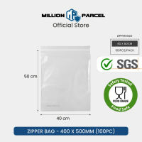 MillionParcel Transparent Zipper Bag | Zip Bag | Zip and lock Bag | Food Storage Bag | Resealable Bag | Sealable Bag