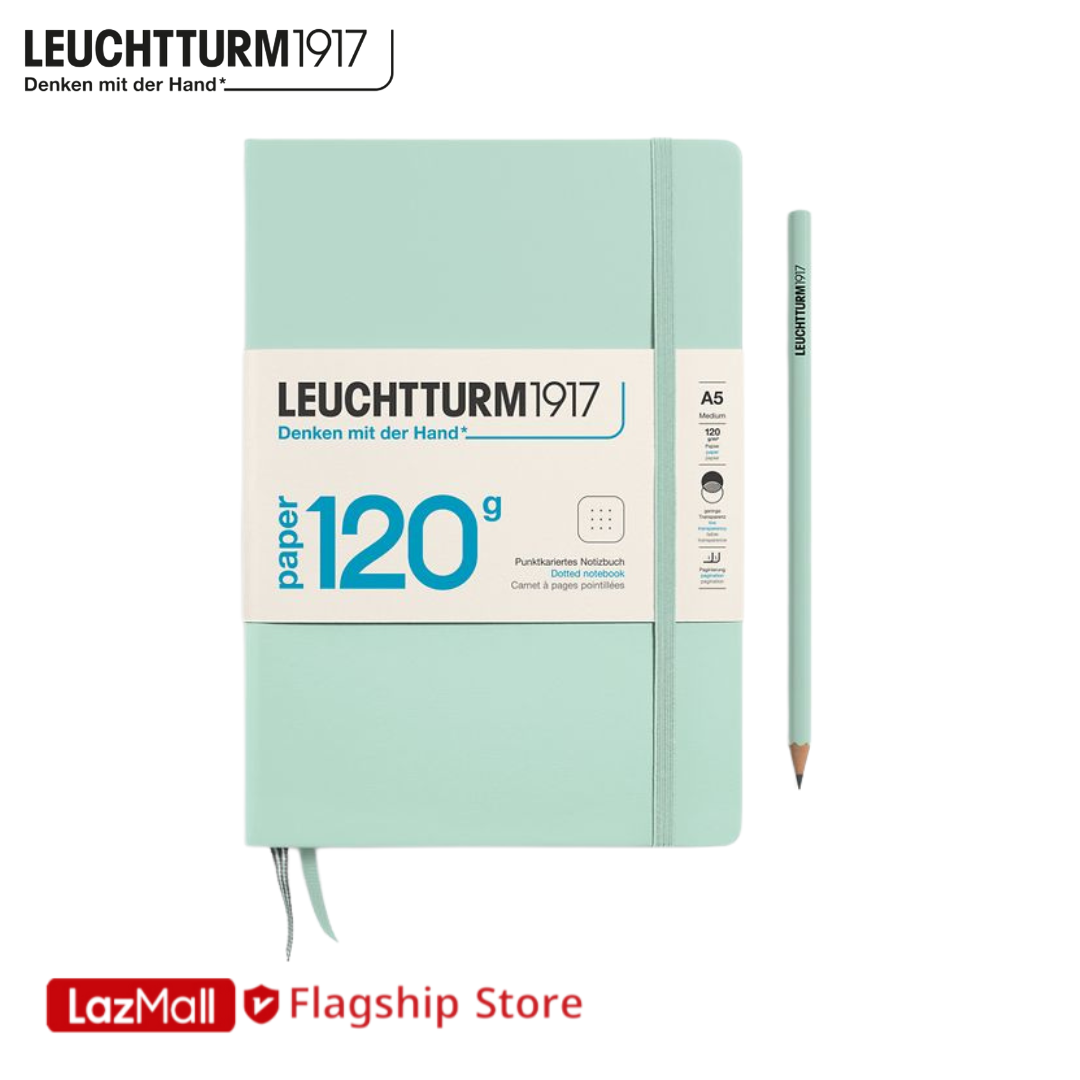 Leuchtturm1917 120 GSM Edition Notebook Dotted /Ruled- Nordic Blue / Port Red / Black / Sage /Rising Sun - Bullet Journal
