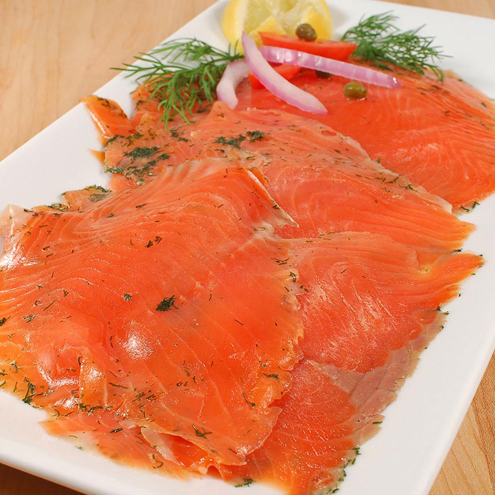 Gravlax from frozen salmon