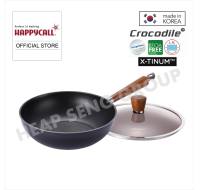 Happycall IH CROCODILE 28cm Die Cast Wok Pan + Glass Lid - 3900-0387