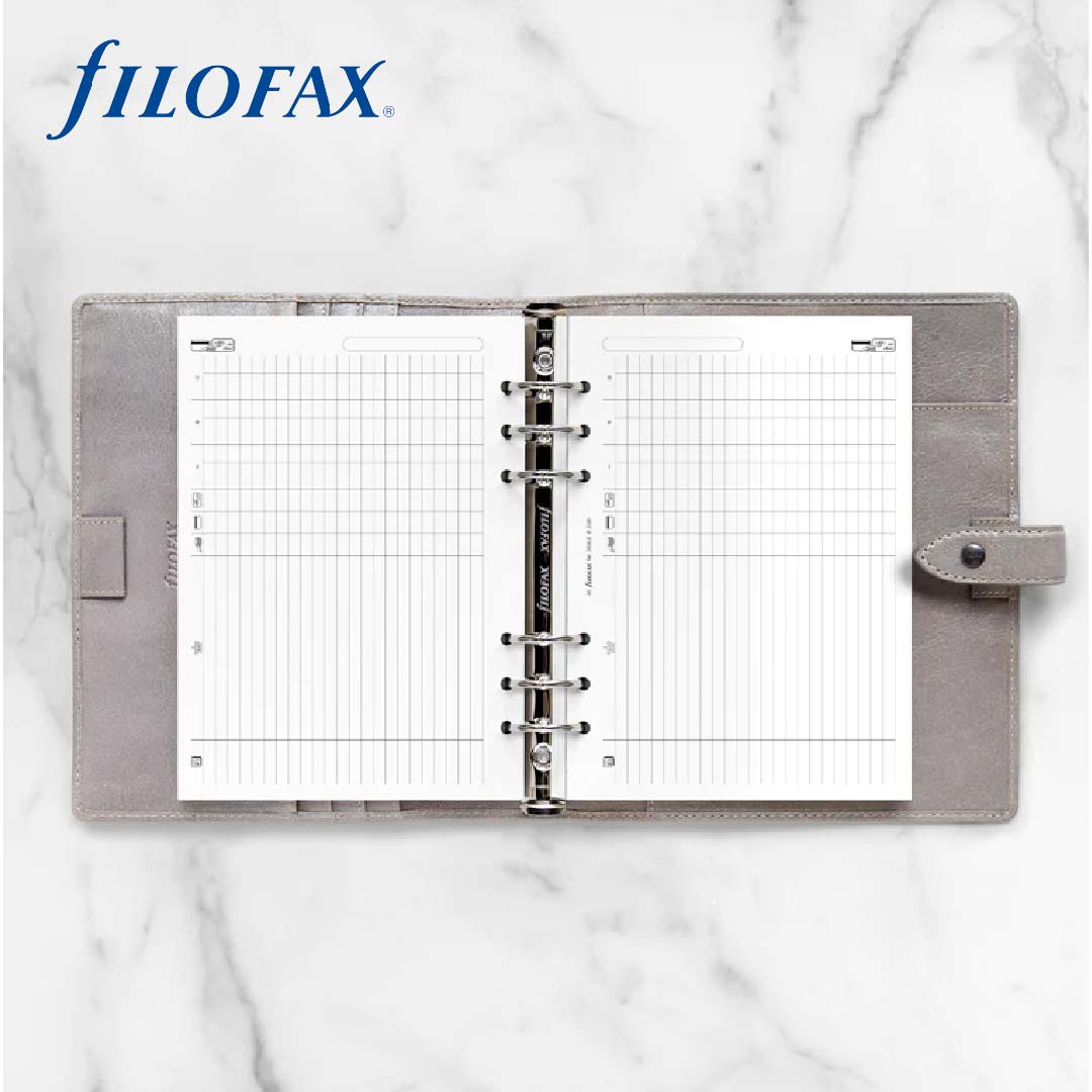 Filofax Refill A5 Paper Finances | Organiser Refill | Clipbook Refill |
