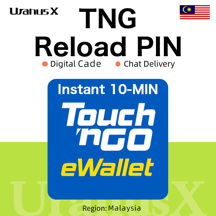 MY TNG / TNG PIN Code( Gift Card) Malaysia Touch n Go Pin Digital Ringgit redemption code⚡top up tng PIN reload⚡24/7 Email & Chat Delivery