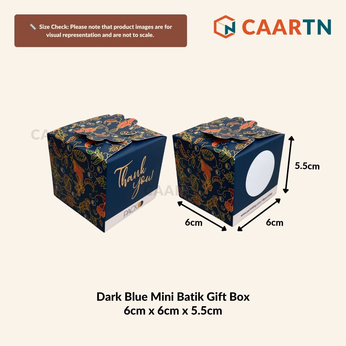 Batik Print Paper Box for Wedding Favours | Berkat | Party Gift | Special Occasions CAARTN xx PACKDD