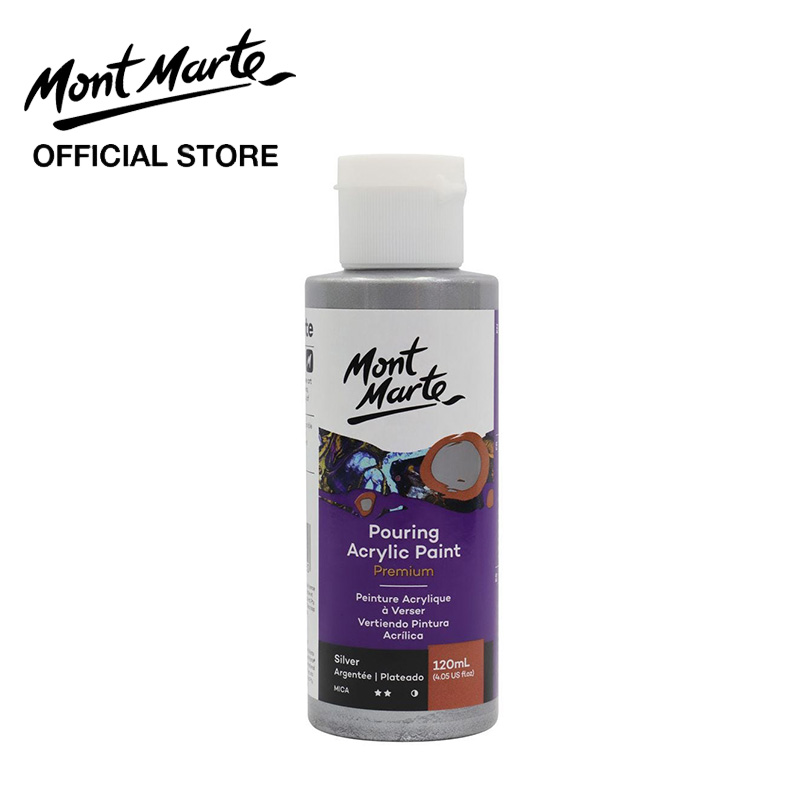 Mont Marte Pouring Acrylic Paint Premium 120ml (4.05oz)