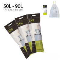 EKO | Drawstring Waste Bag | 3L - 90L | Durable Bag | Leak Proof | Drawstring Bag