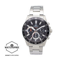 [Watchspree] Casio Edifice Standard Chronograph Silver Stainless Steel Watch EFV570D-1A EFV-570D-1A