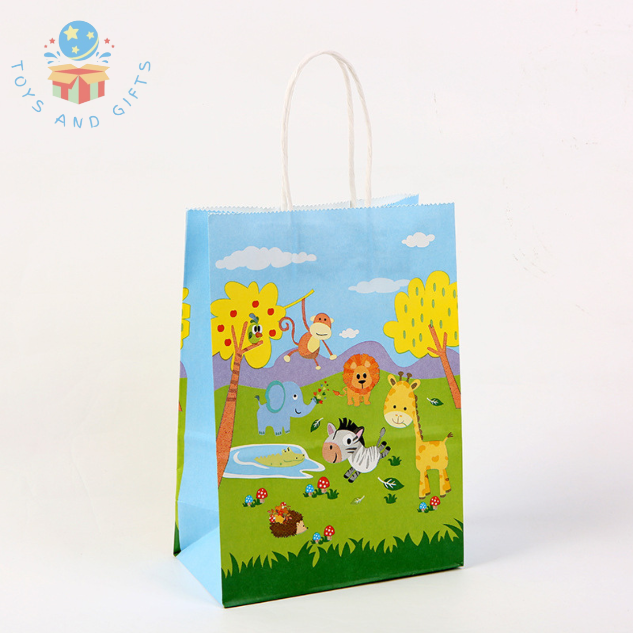Paper Bag Gift Bag Colours with Handles Birthday Party Goodie Bag Paper Bags for Gift