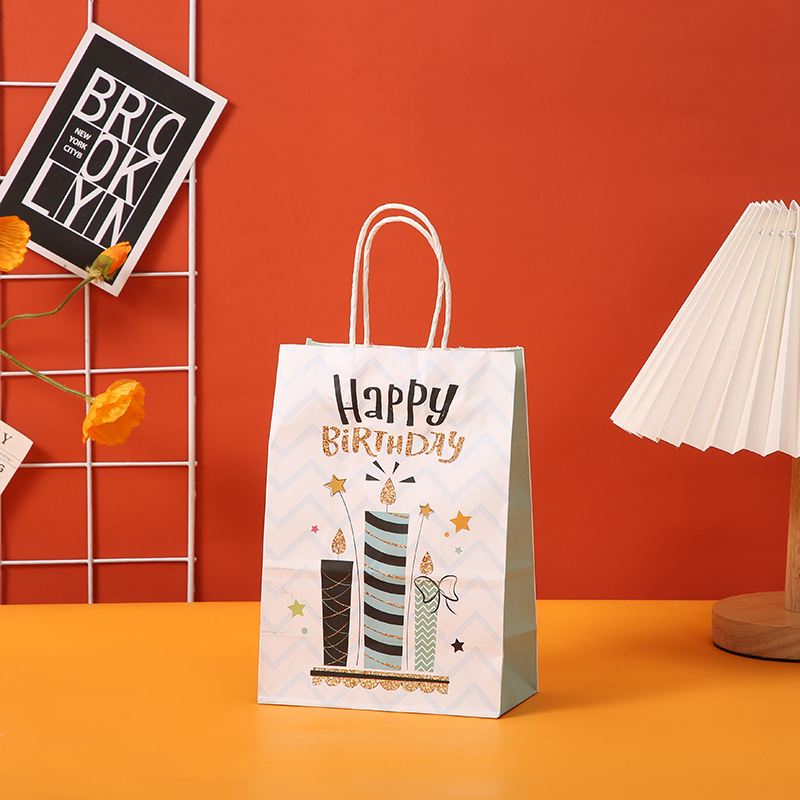 Kraft Paper Gift Bag Birthday or Other Events Goodie bag Printing series Singapore