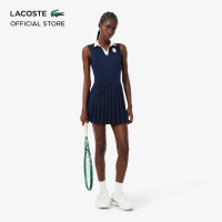 Lacoste Womens Ultra Dry Tennis Heritage Dress with Liner (Navy Blue) -  EF0230