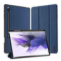 [SG] Dux Ducis Domo Case for Samsung Galaxy Tab S10 FE Plus 13.1 / Tab S10 Plus S10+ S9 FE+ S9+ S8+ S7 FE S7+ 12.4 / Tab S10 S9 S8 Ultra 14.6 / Tab S10 Lite S10 FE S9 FE 10.9 / Tab S9 11 inch Cover - Canvas Shockproof Hybrid Magnetic Smart Casing